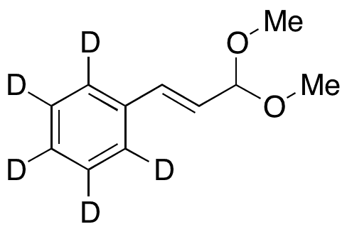 (E)-Cinnamaldehyde Dimethyl Acetal-d5 - Chemical structure and product image