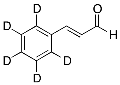 trans-Cinnamaldehyde-d5 - Chemical structure and product image