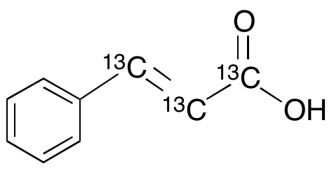 Cinnamic Acid-13C3 - Chemical structure and product image