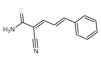 Cinnamylidencyanothioacetamide - Chemical structure and product image