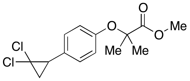 Ciprofibrate Methyl Ester - Chemical structure and product image