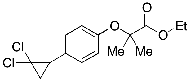 Ciprofibrate Ethyl Ester - Chemical structure and product image