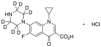 Ciprofloxacin-d8 Hydrochloride - Chemical structure and product image