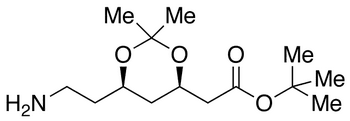 (4R,cis)-1,1-Dimethylethyl-6-aminoethyl-2,2-dimethyl-1,3-dioxane-4-acetate - Chemical structure and product image
