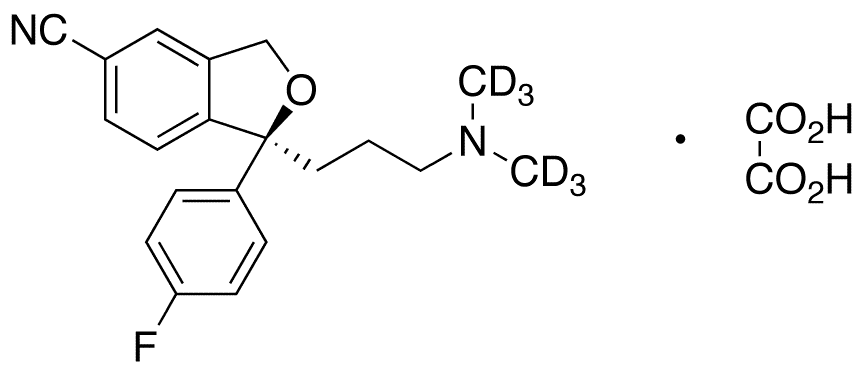 (S)-Citalopram-d6 Oxalate - Chemical structure and product image