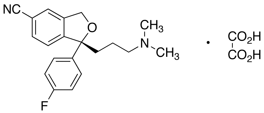 (R)-Citalopram Oxalate - Chemical structure and product image