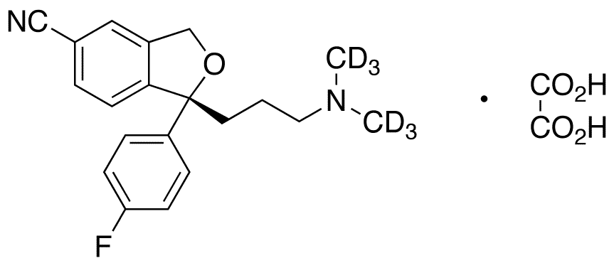 (R)-Citalopram-d6 Oxalate - Chemical structure and product image
