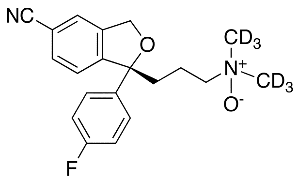 (R)-Citalopram-d6 N-Oxide - Chemical structure and product image