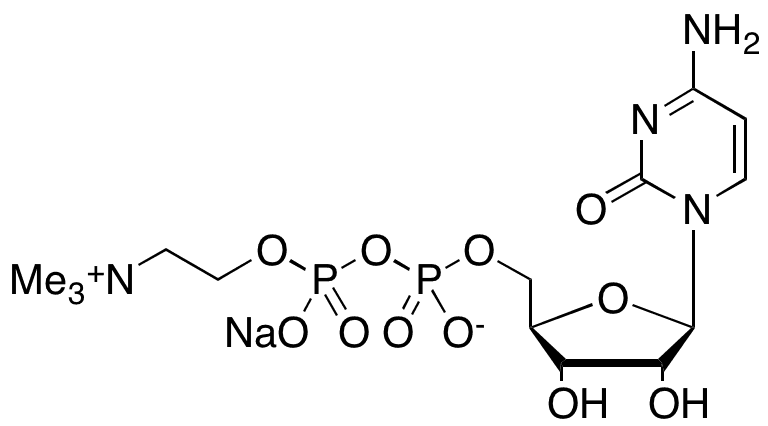 Citicoline Sodium Salt - Chemical structure and product image