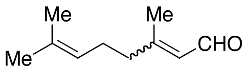 Citral - Chemical structure and product image