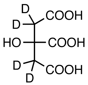 Citric Acid-2,2,4,4-d4 - Chemical structure and product image