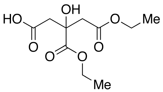 Citric Acid 1,2-Diethyl Ester - Chemical structure and product image