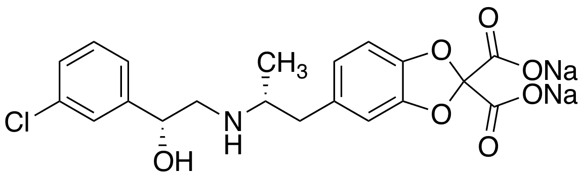 CL 316243 Disodium Salt - Chemical structure and product image