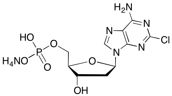 Cladribine 5-Monophosphate Ammonium Salt - Chemical structure and product image