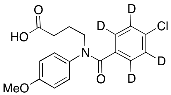 Clanobutin-d4 - Chemical structure and product image