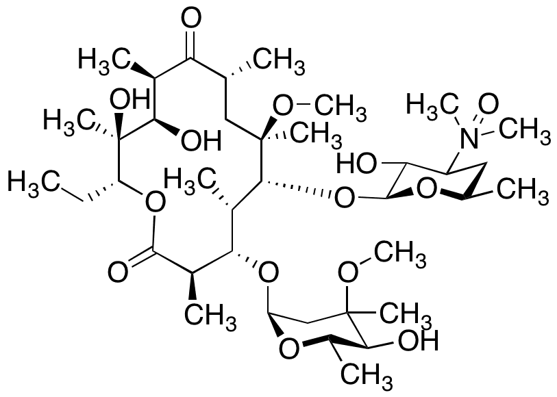 Clarithromycin N-Oxide - Chemical structure and product image