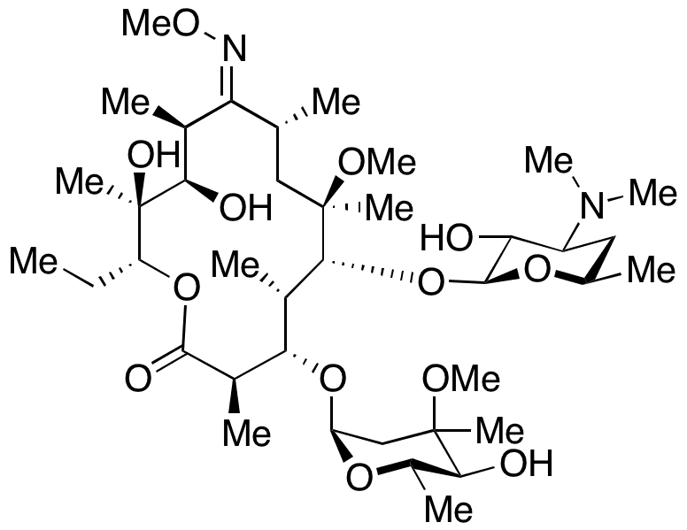 Clarithromycin (9Z)-O-Methyloxime - Chemical structure and product image