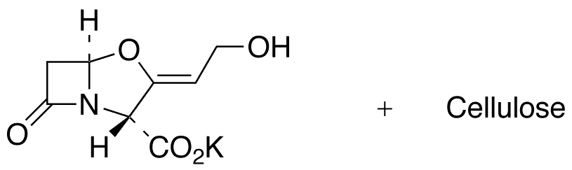 Clavulanic Acid Potassium Salt in Cellulose(1:1 mixture) - Chemical structure and product image