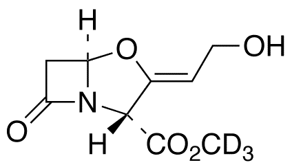Clavulanic Acid Methyl-d3 Ester - Chemical structure and product image