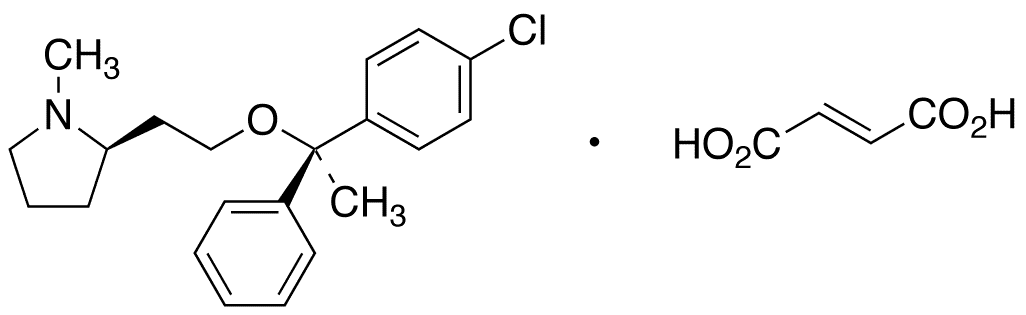 Clemastine Fumarate - Chemical structure and product image