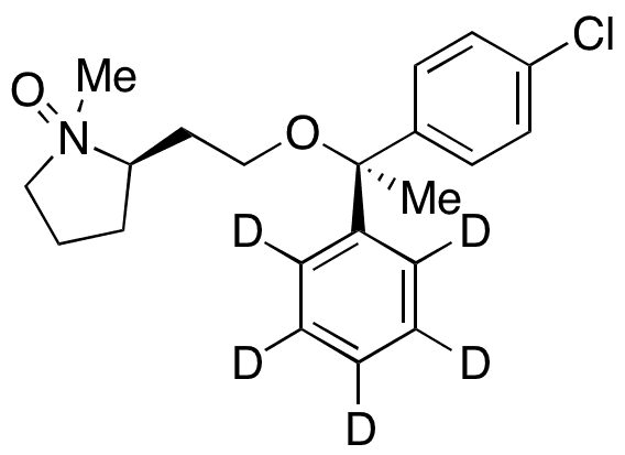 Clemastine N-Oxide-d5 - Chemical structure and product image