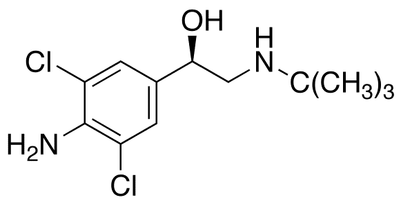 (R)-(-)-Clenbuterol - Chemical structure and product image