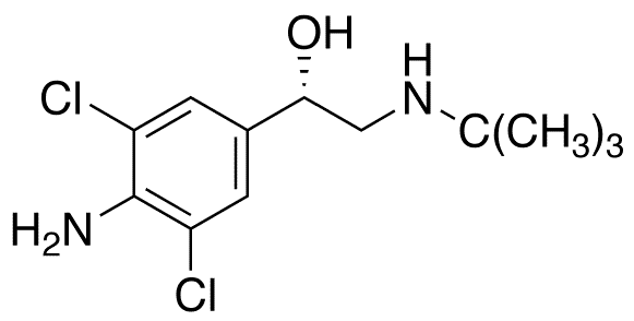 (S)-(+)-Clenbuterol - Chemical structure and product image
