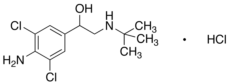 Clenbuterol Hydrochloride - Chemical structure and product image