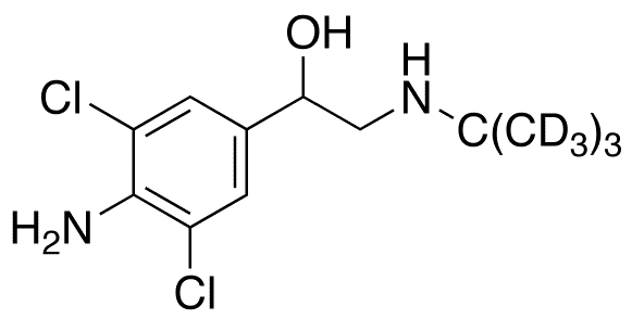 Clenbuterol-d9 - Chemical structure and product image