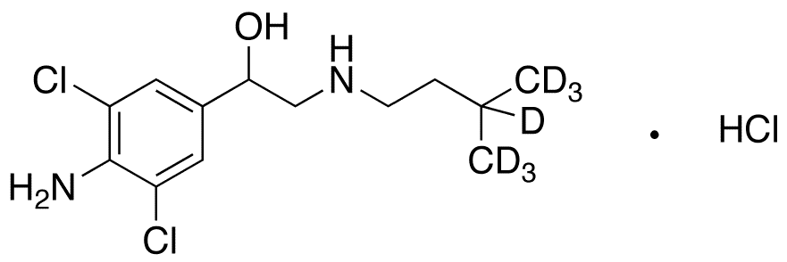 Clenisopenterol-d7 Hydrochloride - Chemical structure and product image