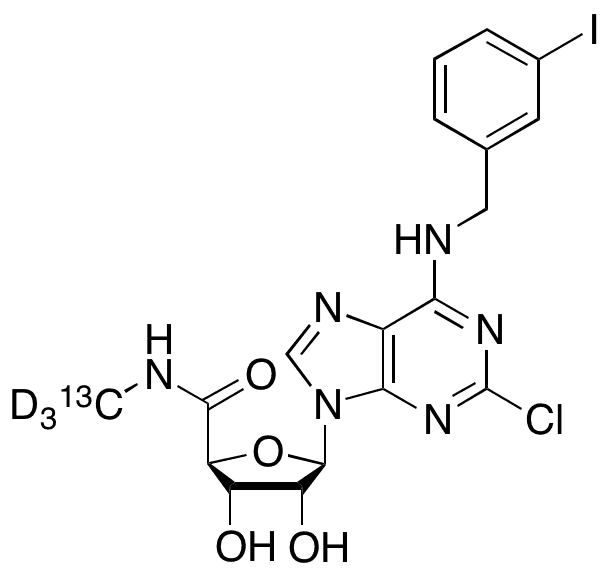 2-Cl-IB-MECA-13C,d3 - Chemical structure and product image