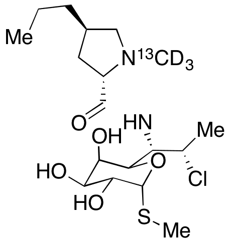 Clindamycin-13C,D3 - Chemical structure and product image