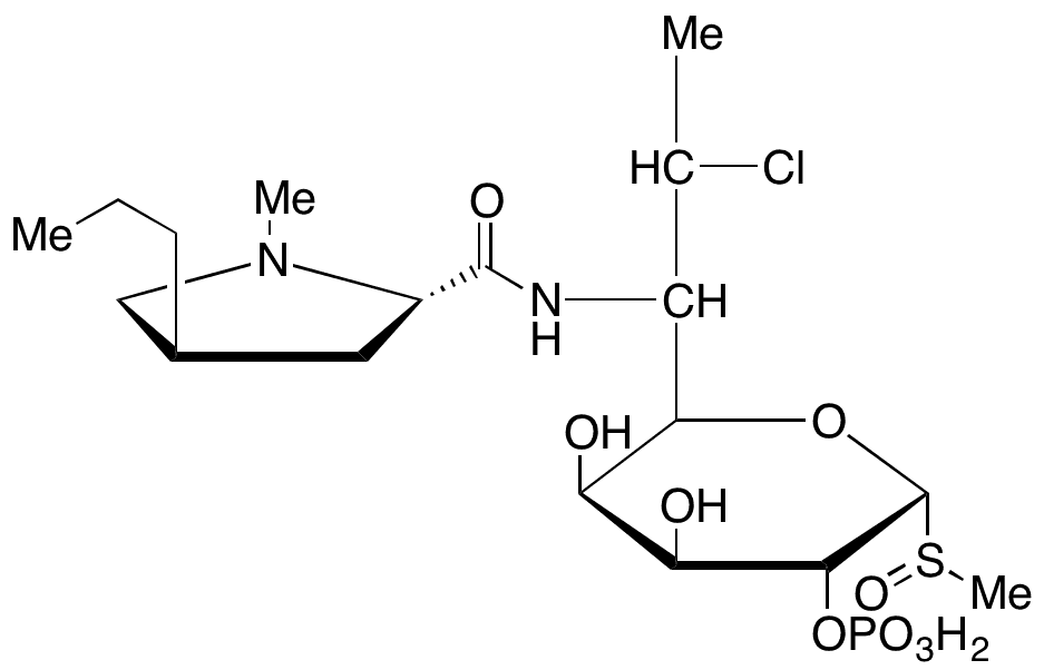 Clindamycin 2-Phosphate Sulfoxide(Mixture of Diastereomers) - Chemical structure and product image