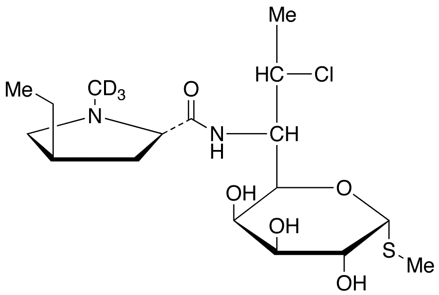 Clindamycin B-d3 - Chemical structure and product image