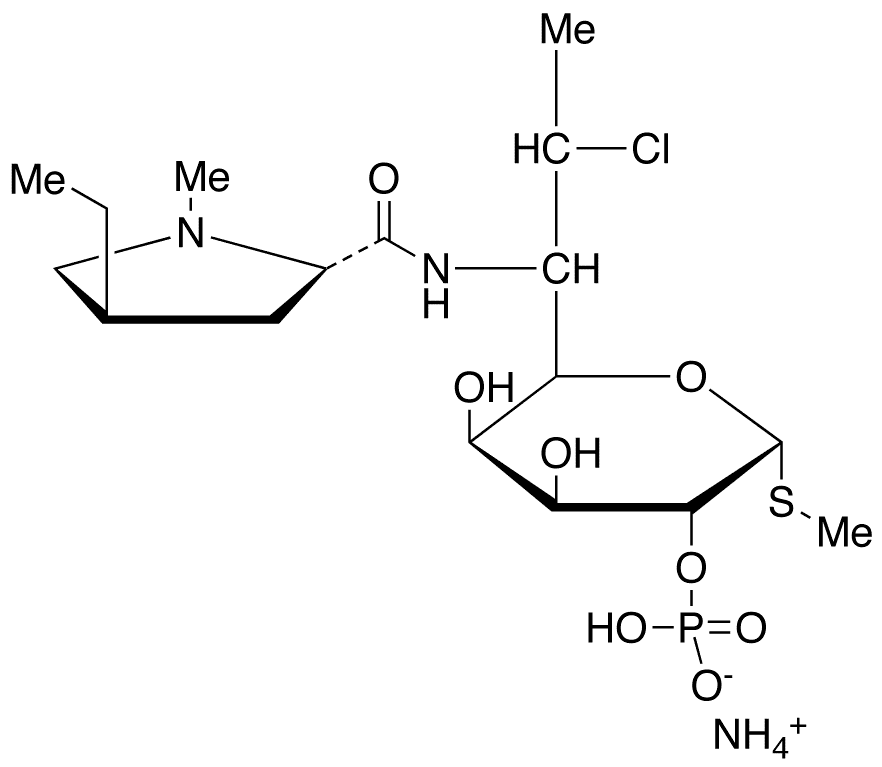 Clindamycin B 2-Phosphate Ammonium Salt - Chemical structure and product image