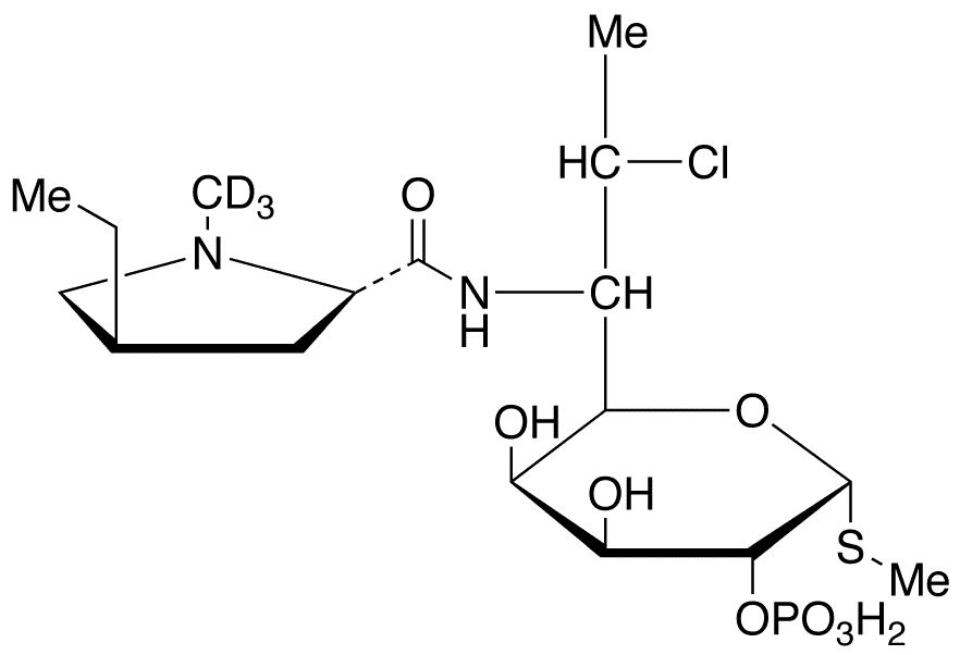 Clindamycin B-d3 2-Phosphate - Chemical structure and product image