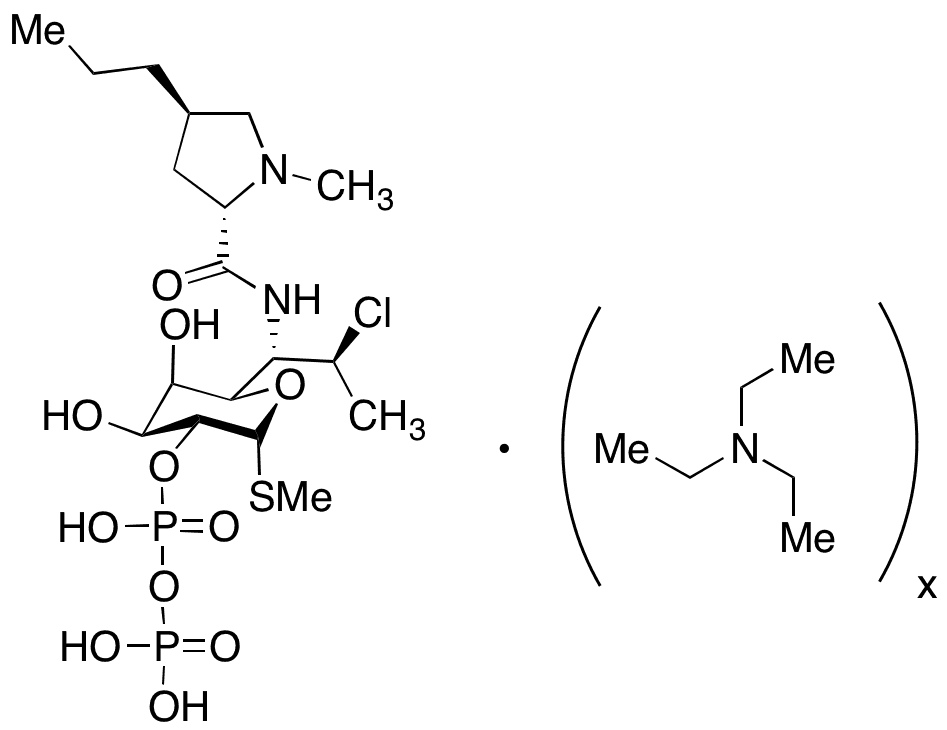Clindamycin Pyrophosphate Triethylamine Salt - Chemical structure and product image