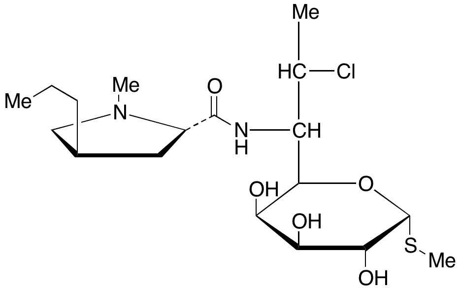 Clindamycin - Chemical structure and product image