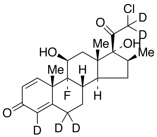 Clobetasol-d5 - Chemical structure and product image