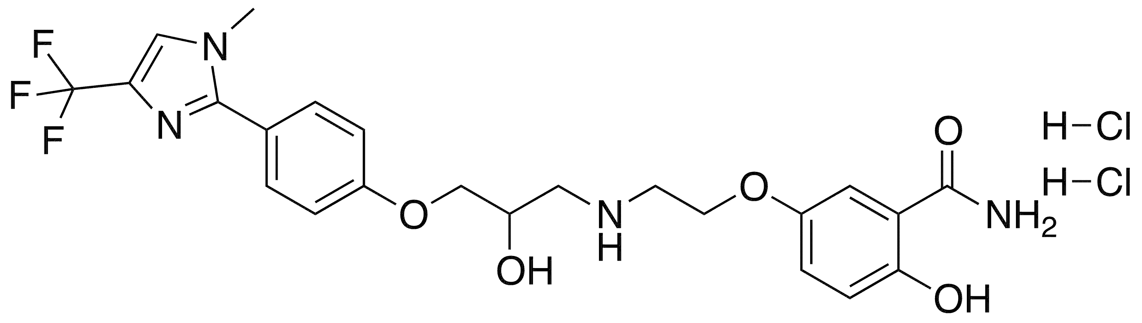 CGP 20712 Dihydrochloride - Chemical structure and product image