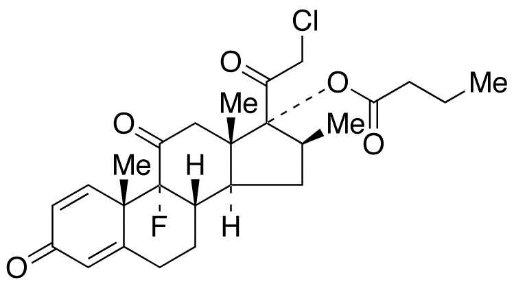 Clobetasone 17-Butyrate - Chemical structure and product image