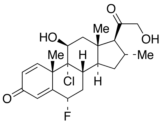 Clocortolone - Chemical structure and product image
