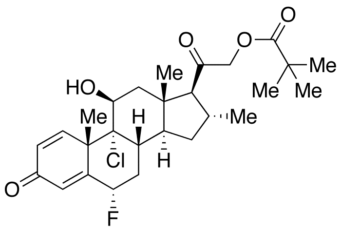 Clocortolone Pivalate - Chemical structure and product image