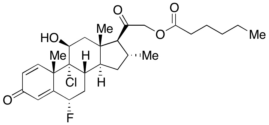Clocortolone Caproate - Chemical structure and product image