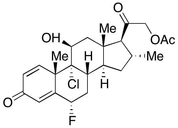 Clocortolone Acetate - Chemical structure and product image