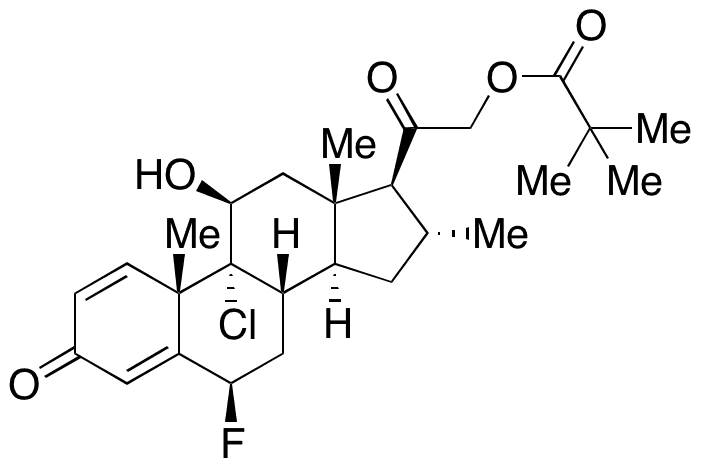 6-(R)-Clocortolone - Chemical structure and product image