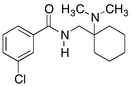 3-Chloro-N-[[1-(dimethylamino)cyclohexyl]methyl]benzamide - Chemical structure and product image