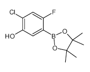4-Chloro-2-fluoro-5-hydroxyphenylboronic acid pinacol ester - Chemical structure and product image