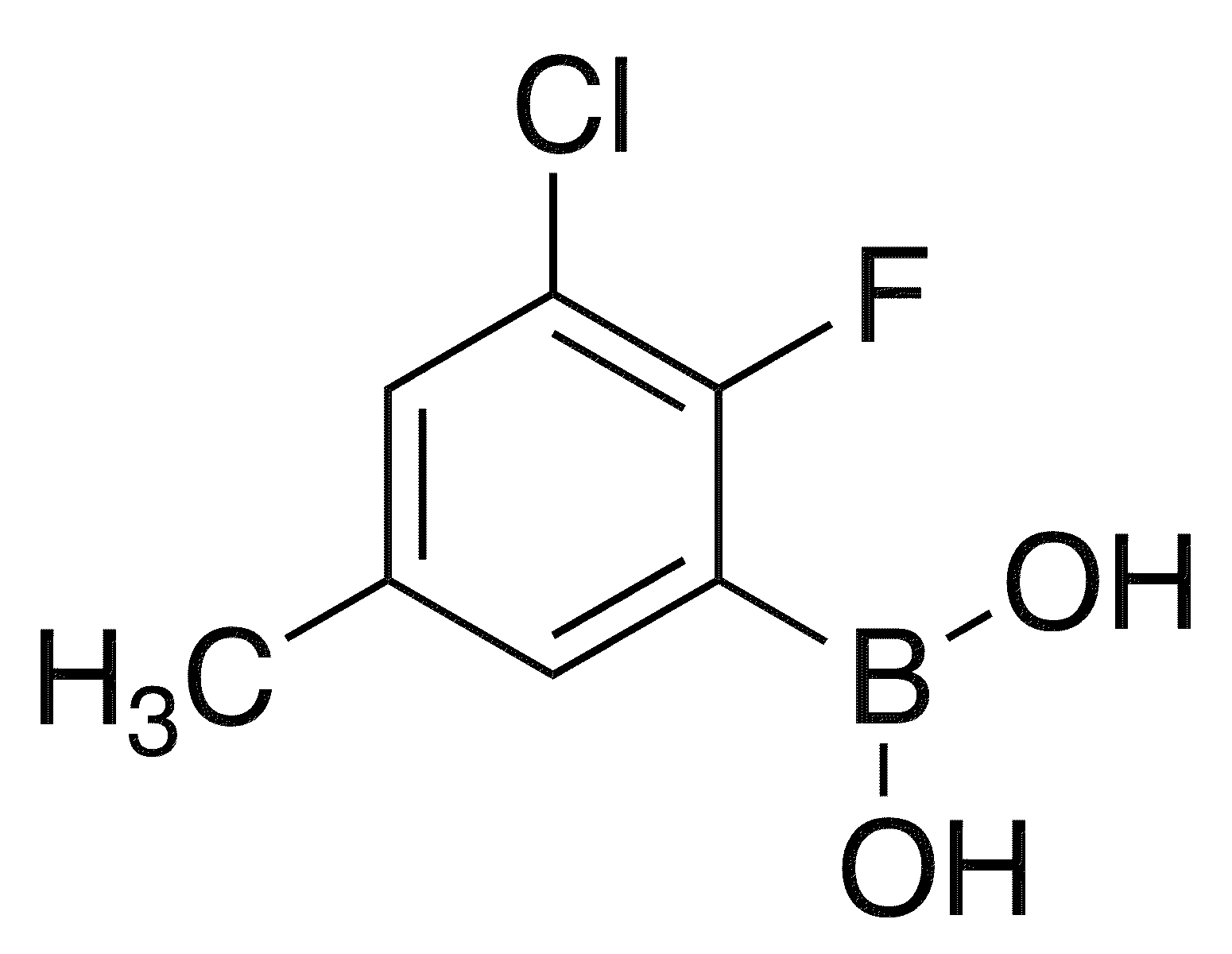 (3-Chloro-2-fluoro-5-methylphenyl)boronic acid - Chemical structure and product image