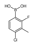 (4-Chloro-2-fluoro-3-methylphenyl)boronic acid - Chemical structure and product image